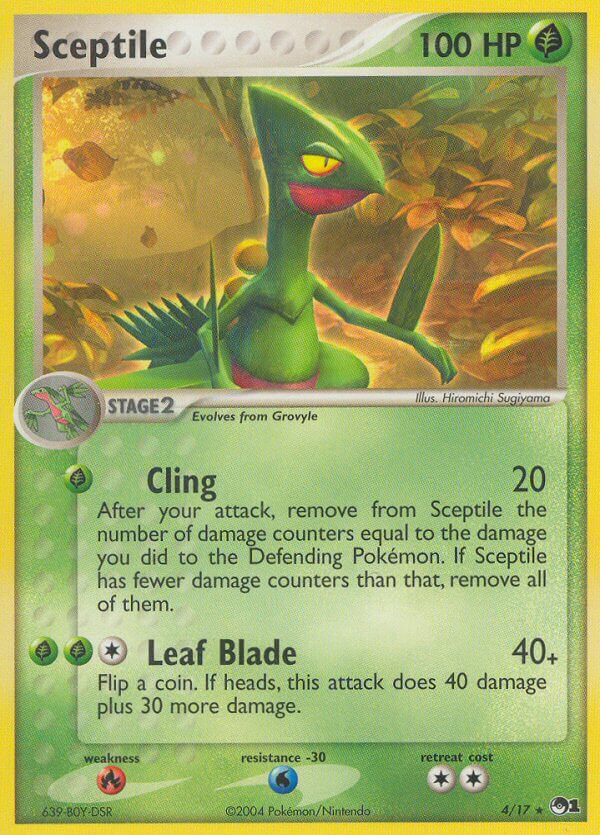 POP Series 1 Sceptile [Holo] Pokémon card